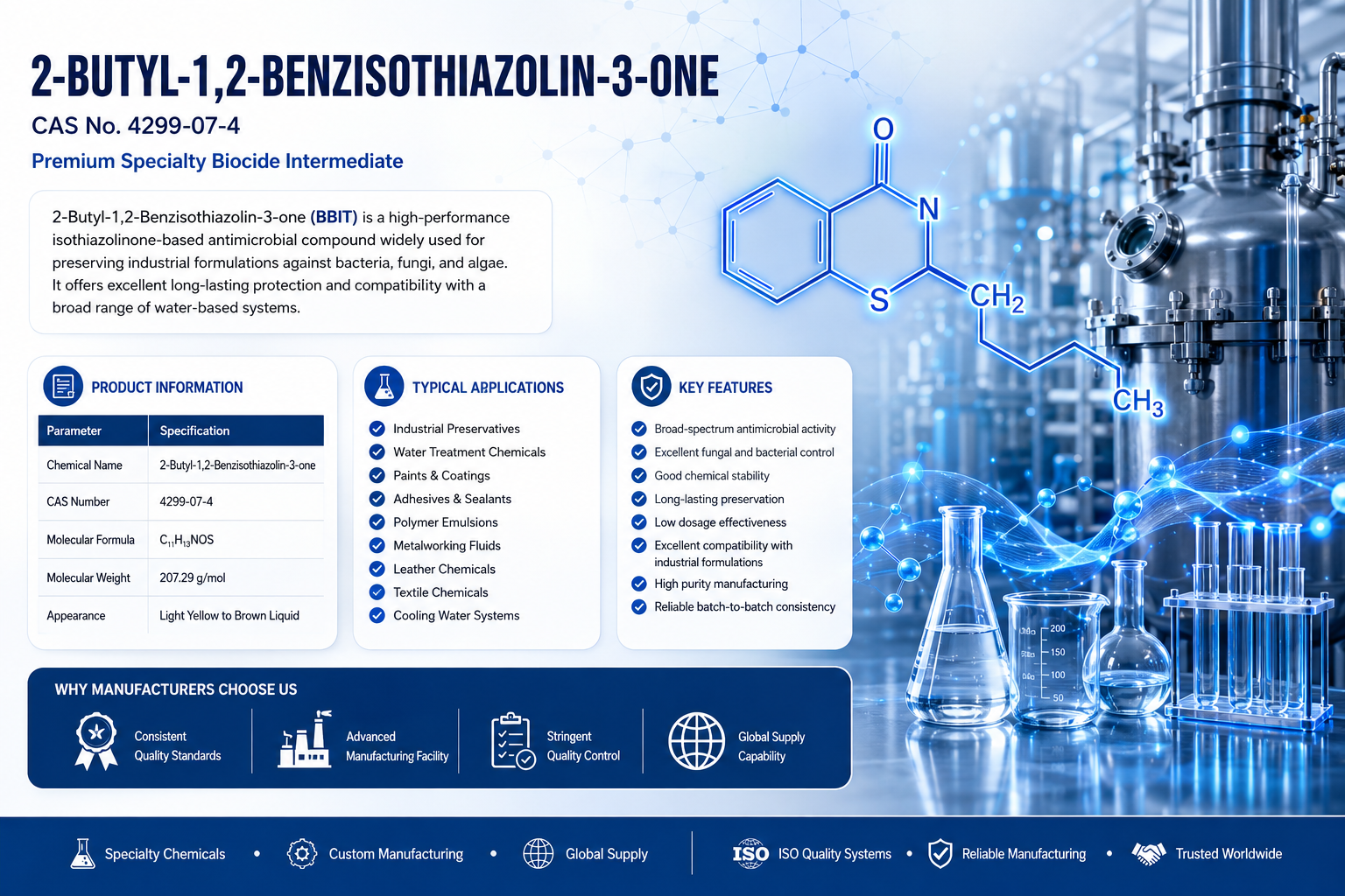 2-Butyl-1,2-Benzisothiazolin-3-one (BBIT) brochure