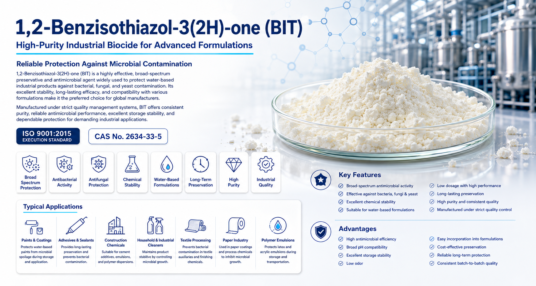 1,2-Benzisothiazol-3(2H)-one (BIT 85%) brochure